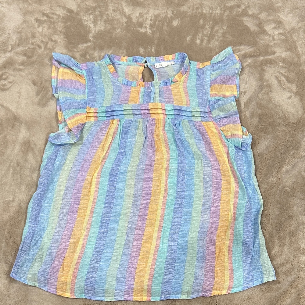 Mine Pastel Striped Kids Blouse